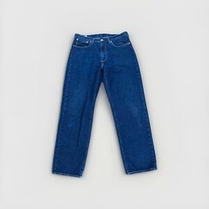 Levis Jeans Mens 32x30 Actual Medium Dark Wash Denim Stay Loose Straight Fit